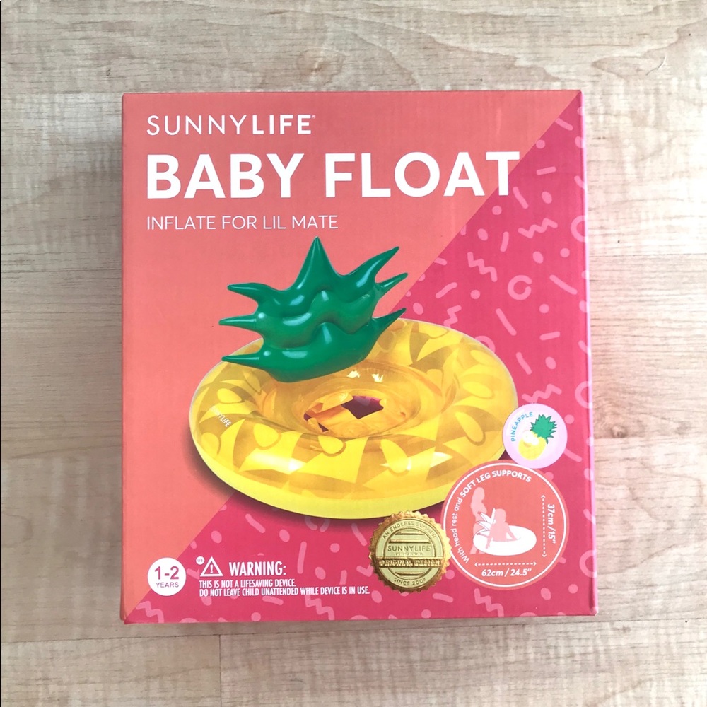 SUNNYLIFE BABY FLOAT PINEAPPLE